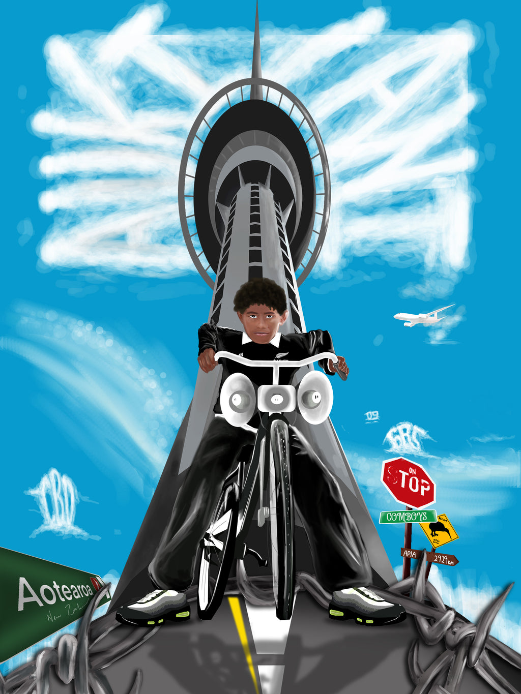 Aukilani Print (Auckland Print)